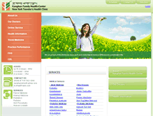 Tablet Screenshot of kanghanclinic.com